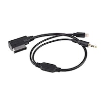 Vw Audi 3.5 Mm Aux Kablosu ve İphone Lightning Şarj Sku2 N11.543