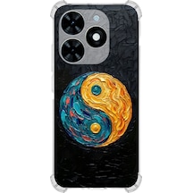 Tecno Spark 20c İle Uyumlu Köşe Korumalı Kılıf Metamorfoz Dualite Tasarımlı Uv Baskılı Şeffaf