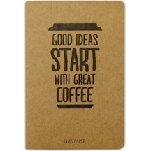 Coffee Düz Twins 2 Defter Takım -