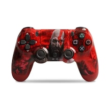Ps4-pc-android Box-android-Apple Uyumlu iOS Telefon Tablet Desenli Titreşimli Bluetooth Oyun Kolu Model-8