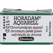Schmincke : Horadam Aquarell Artist Sulu Boya : Tam Tablet : Seri 2 512 Chromium Oxide Green