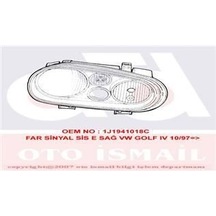 VALEO 86750 FAR SAĞ + SİNYAL GOLF IV 97-06 ELEKTRİKLİ SİSLİ H7+H1