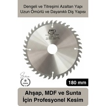 Dairetestere 180 Mm 40 Diş Ahşap Kesim Daire Testere Diski Mdf Ve Sunta İçin Profesyonel Hassas 40t
