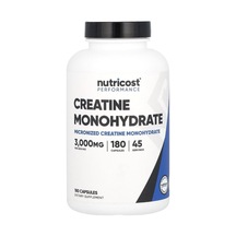 Nutricost Creatine Monohydrate 3000 Mg 180 Kapsül - Dmm00090