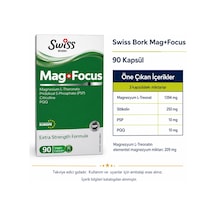 Swiss Bork Mag+focus Magnezyum Kompleksi 90 Kapsül