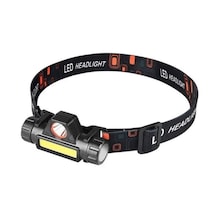 Ct-9120 Şarjlı Led Kafa Lambası Güçlü Beyaz Işık & Çift Modlu Kullanım Siyah