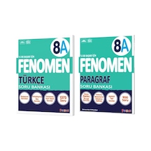 Fenomen Okul 2025 8. Sınıf Türkçe + Paragraf A Serisi Soru Bankası Seti 2 Kitap