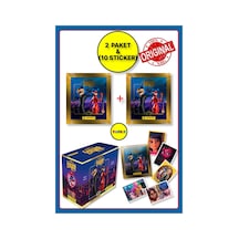Panini Miraculous Mucize Uğur Böceği Sticker Çıkartma - 2 Paket 10 Adet Sticker