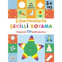Çıkartmalarla Şekilli Boyama 3 Yaş Üstü - Zmff-614363