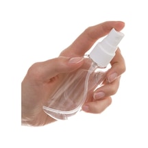 Sprey Başlıklı Şeffaf Cam Şişe 50 Ml