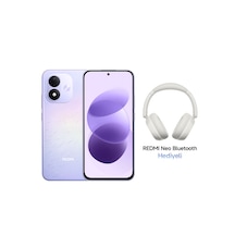 Xiaomi Redmi Note 17 5G 6 GB 256 GB (Xiaomi Türkiye Garantili) Mor+Xiaomi Redmi Neo Bluetooth 5.4 Kulaküstü Beyaz Kulaklık