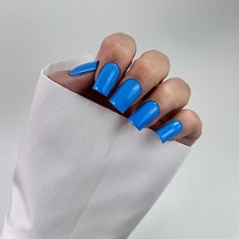 Patrisa Nail Mavi Kalıcı Oje 163 Tpo Free 8 Ml