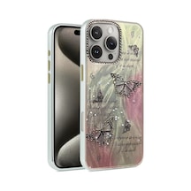 Newface Apple İphone 16 Pro Kılıf Blade Aynalı Desenli Kapak - Desen 6