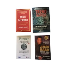 Akıllı Yatırımcı + Trend Takıpcısı + Paranın Psikolojısi + Zengın Baba Yoksul Baba 4 Set