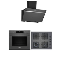 Siemens HU717ABN0T - EO6C8PP300 - LC66KPJ70T Ankastre Set