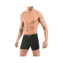 Paristrend Erkek Likralı Boxer 6'Lı Siyah 001