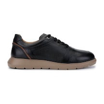 Tamer Tanca Erkek Hakiki Deri Siyah Sneakers & Spor Ayakkabı 1093 1198 Erk Ayk Y25 Sıyah Nappa Dr Siyah