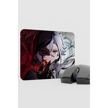 Arlecchino Genshin Impact Anime Gacha V1 - 22x18 Gaming Mouse Pad Fare Altlığı