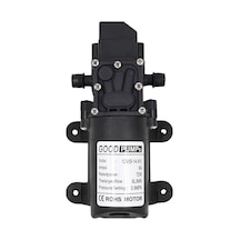 Mufunye 12v Elektrikli Sprey Pompa, 72w Otomatik Emme Yüksek Basınçlı, Araba Yıkama Ve Zarf Artırıcı, İki Yan Düz Bağlantı 2 Kelepçe Dahil