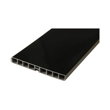Pvc Baza Profili High Gloss 120Mm Siyah 1 Boy 3,66 Metre