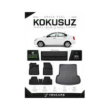 Hyunda Accent Era 2011 Model Aracınıza Özel 4d Karbonlu Kauçuk Paspas Takımı Ve Bagaj Havuzu