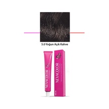 Jenerik Premium 5.0 Yoğun Açık Kahve - Kalıcı Krem Saç Boyası 50 G Tüp