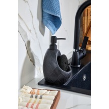 Cooker 650 Ml Seramik Süngerlikli Sıvı Sabunluk Ckr3560 Siyah