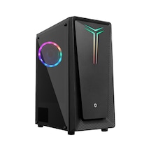 Frisby FC-8965G 400W 1XRGB Led Şerit Oyuncu Bilgisayar Kasası Siyah