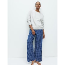 Marks & Spencer Supersoft Kareli Pijama Takımı Gri Marks & Spencer Supersoft Kareli Pijama Takımı Gri