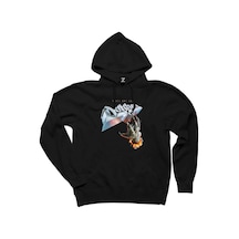 Dokken Tooth And Nail Siyah Kapşonlu Sweatshirt Hoodie Siyah