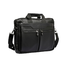 Westpolo Laptop Bölmeli Evrak Çantası-El Ve Omuz Askılı Laptop Siyah