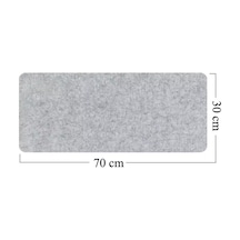 Mousepad Masa Üstü Koruyucu 3mm Keçe Klavye Pc Notebook Altı B