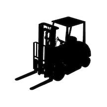 Forklift Sticker 17Cm