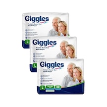 Giggles Belbantlı Yetişkin Hasta Bezi Büyük Boy L 3 x 30'lu