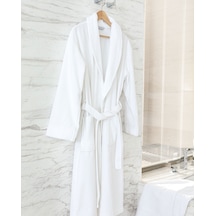 Madame Coco Riz Şalyaka Unisex Bornoz 1kborn0101beyaz