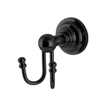 Çelik Banyo Paslanmaz Pirinç Ottoman İkili Askılık Mat Siyah