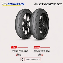 Michelin Pilot Power 2ct 120/70 Zr17 58w - 160/60 Zr17 69w Ön Arka Motosiklet Lastik Takımı