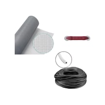 Netpen 3'lü Sineklik Seti 700x80 Cm Tül, 22 Mt. Siyah Conta, Fitil Çekme Aparatı 700x80 Cm