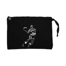 Black Siyah Clutch Astarlı Cüzdan / El Çantası Siyah