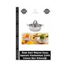 Özel Seri Meyve Suyu Aparatı Paslanmaz Çelik Limon Nar Sıkacağı
