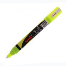 Uni Chalk Marker Wet Wipe Fluo Yellow 1.8-2.5 Mm