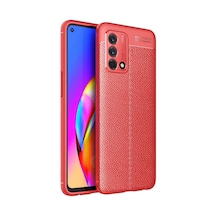 Newface Oppo A74 4g Kılıf Auto Focus Kapak - Kırmızı Evimdeyokyok