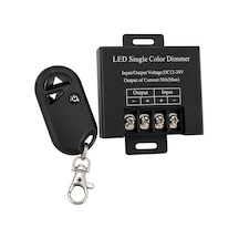Pm-37845 12v-24v 30a Tek Renk Şerit Led Dimmer Rf Uzaktan Kumandalı Kontrol Cihazı Altın