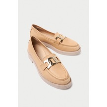 Mubiano Hakiki Deri Collection Kadın Babet Nude -mcsdd033-n Nude