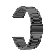 Mobilteam Huawei Gt2 42mm Clo Band-04 20mm Metal Kordon-siyah