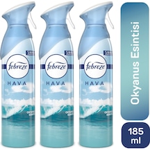 Febreze Okyanus Esintisi Hava Ferahlatıcı Sprey Oda Kokusu 3 x 185 ML