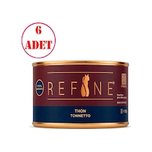 Refine Kedi Konservesi Ton Balıklı 85 Gr 6 Ad