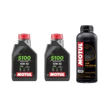 Motul 5100 10w40 - Hava Filtresi Yağı Seti - 9080619011704