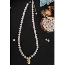 24k Altın Kaplama Gerçek İnci Baykuş Detaylı Dorikalı Tasarım Kol