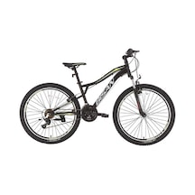 Bisan Buffalo Dağ Bisikleti 37 Cm V 27,5 Jant 21 Vites Mat Siyah Sarı Siyah - Sarı